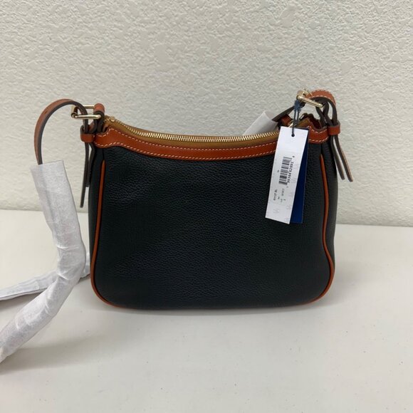 Dooney & Bourke Piper Black Pebble Grain Leather Crossbody Purse Bag R1137 - Picture 8 of 9